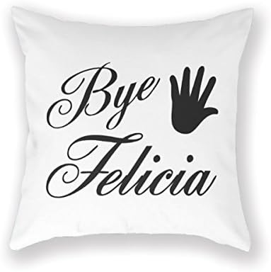 ArtPillow Hand With Bye Felicia Cotton Decorative Throw Pillow Case 18*18inch