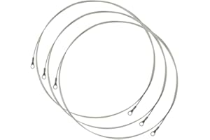 HOBBYPOWER24 3er-Pack Ersatz Schneidedraht versch. längen 120cm 125cm 130cm 137cm 140cm 0,50mm für Dämmstoffschneider Styroporschneider für DIC, BAUTEC GAZELLE, MINOVA, | Heißer Draht (3, 3 Stück - 106cm)