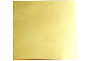 LSCAILIAO Plancha De Latón Fuera De Los Cortes De La Placa De Metal De Latón De Primera Calidad, Longitud 150 Mm, Ancho 150 Mm,Thickness 4mm