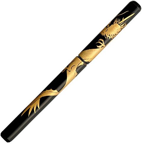 Akashiya brush pen brush pen Makie Urushinuri dragon black UK18E-06