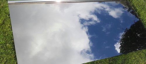 Preisvergleich Produktbild 2mm EDELSTAHLBLECH SPIEGELOPTIK 1.4016 MAGNETISCH EINSEITG FOLIE nach Auswahl