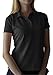 Produktbild Polo-Shirt "Floreal"; Made in Mauritius; 100% veredelte Baumwolle; 10% for social Projects; Polo Shirt Schwarz, L