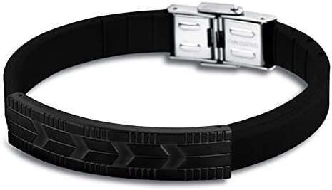 LOTUS Style Men's Bracelet Man in Black Collection Stainless Steel black PVD plating Modern Jewellery JLS1729-2-3