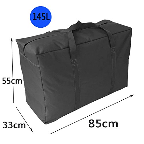 Ubagoo Super Groß Aufbewahrungstasche 600D Oxford Heavy-Duty Belastbare Aufbewahrungstasche Tragetasche Mit Handgriff für Bettzeug Matratzenauflagen Decken Bettdecken and Kissen(85*55*33CM,145L) - 4
