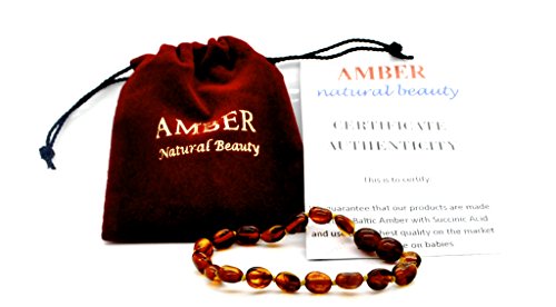 Genuine Baltic Amber Anklet/Bracelet 15cm long