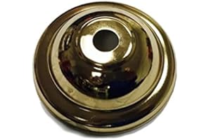 LnD - Rosace de Plafond en Métal - Ronde, Diamètre de 67 mm - Auvent de Plafond - Doré