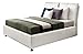 Produktbild IQ Bed Modell Orlando Polsterbett, weiß, 200 x 120, Kopfteil 103 cm hoch