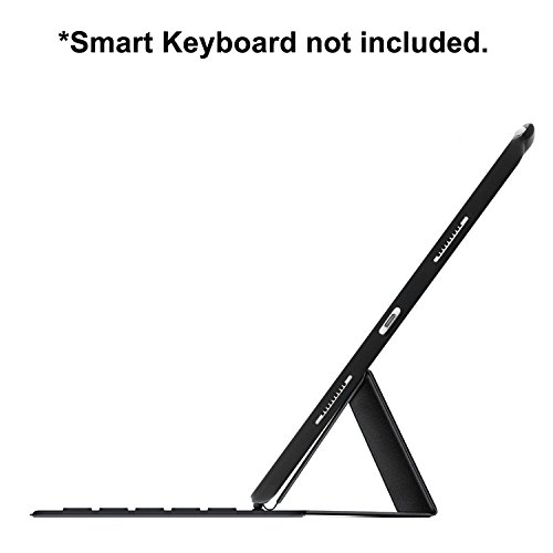 KHOMO Schutzhülle Backcover Schutzhülle für Apple iPad Pro 12,9 Zoll – kompatibel mit Smart Keyboard und Ständer Smart Cover für iPad Pro 12.9 – Back Cover – Apple Pencil - 4