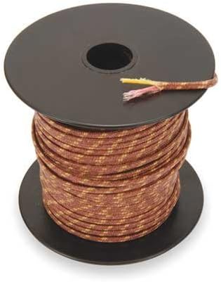 Thermocouple Lead Wire, K, 24AWG, Sol, 100Ft by Tempco