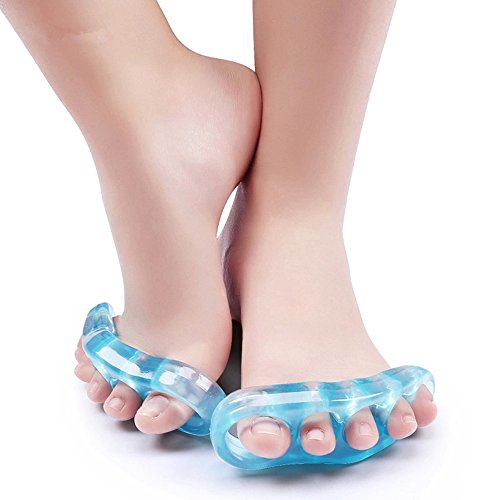 Soft Silicone Gel Toe Separator Tool Toe Stretcher Straightener Protector Orthotic Massager Manicure Pedicure - Protector ,Relief and Moisturiser