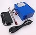 Produktbild 12V 40Ah 480Wh Akkupack Pedelec E-Bike ebike Golftrolley Akku Lithium-Ionen Batterie Battery incl. BMS + Ladegerät