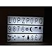 Produktbild COOSA gestaltbar LED Kino Leichte Box / Zahlen und Karikatur-Symbole Lightbox / Acrylic Cinematic geführtes helles Kasten, DIY Kombination / A4 Form (180 Alles)