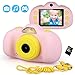 Produktbild LordFord Kinder Digitalkamera, 2,8" LCD HD Wiederaufladbare Mini-Kamera Kinderkamera Wasserdicht Spielzeug Sportkamera Camcorder mit 16GB MicroSD für Indoor Outdoor