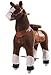 Ponycycle Toy Ride on Pony Horse Beige Medium