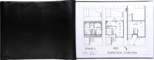 Exacompta 88330E - Carpeta de 20 fundas  A3  color negro
