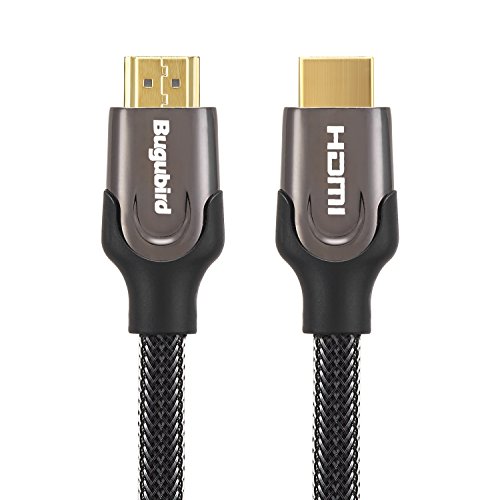 Bugubird HDMI Kabel 4.6m – Hochgeschwindigkeits HDMI 2.0a 28AWG CL3 – Ultra HD 4K @ 60Hz 18Gbps 3D 2160p 1440p 1080p Ethernet und ARC - 2
