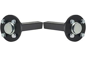 Parnells - 2 - Mozzo e Fusello - 4 Prigionieri M12, 100 mm PCD, 35x35 mm, 200 mm di Lunghezza, 128,7 Km/H, 750 kg di capacità Totale - per Quad, Rimorchio ATV, Fieno Bob e Tosaerba