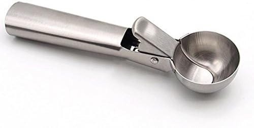 Stainless Steel Ice Cream Scoop & Mashed Potato Scoop with Easy Trigger, Cookie Dough and Watermelon Scoop