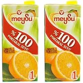 Meysu 100% Orange Juice 1 Liter 2 pack