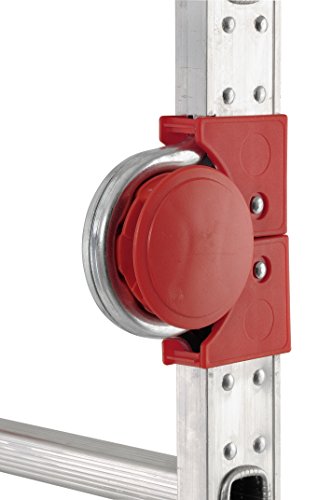 Hailo 7516-151 Alu-Multifunktions-Teleskopleiter MTL, 4×3 Sprossen – Verwendbar als Anlege- und Schiebeleiter, beidseitige Steh- und Treppenleiter - 7