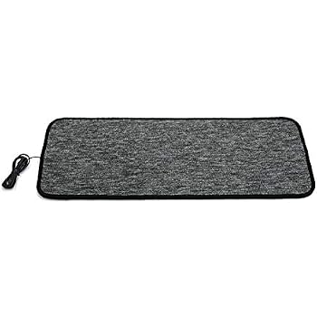 Heizteppich 30x85cm Anthrazit Beheizbarer Teppich