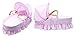Kinder Valley Baby Bundle BA Pink Moses and Nursing Pillow with Natural Stand