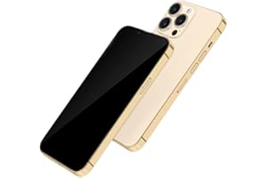 FufoneUS Affichage de faux jouets téléphone portable modèle métallique non fonctionnel réplique 1:1 téléphone pour téléphone 13 par faux jouet, Écran Noir Doré 13pro