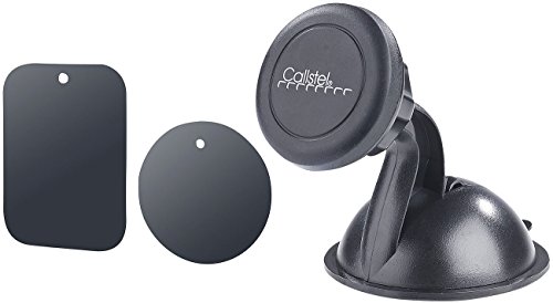 Callstel Kfz Smartphone Halterung: Kfz-Magnethalterung KMH-50.s fÃ¼r die Windschutzscheibe (Handyhalterung fÃ¼rs Auto)