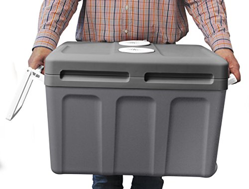 Dino KRAFTPAKET 131002 Kühlbox 12V 230V (WÄRMT & KÜHLT) HÖHE: 42cm GRÖSSE: 45-Liter (40L netto) Elektrische Kühlbox für Auto Boot Camping, A++ mit ECO-Modus [Energieklasse A++] - 9