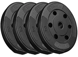 AURION 8 KG Vinyl Plates for Dumbbells. Best for Home Gym,Fitness