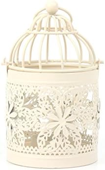 MaxS Fashion Personality Hollow-out Decorative Birdcage Iron Candle Holder Hanging Lantern
