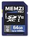 Produktbild Memzi Pro SDXC-Speicherkarte für Nikon Coolpix A1000, A900, A300, A100, B700, B600, B500, P1000, P900, W300, W100 (64 GB, 100 MB/s, UHS-I U1 V10, Klasse 10)