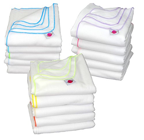 Molton/Flanellwindeln weiß 80/80 -5er Jungen Set NEUHEIT!!! - 3