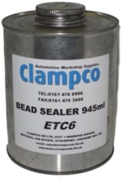 ETC6 1 LITRE THICK BLACK TYRE WHEEL RIM BEAD SEAL SEALER SEALANT FLUID LIQUID