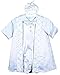 Baby Boy's Highly detailed 3 pcs christening Gown/ Outfit (12-18months, White)
