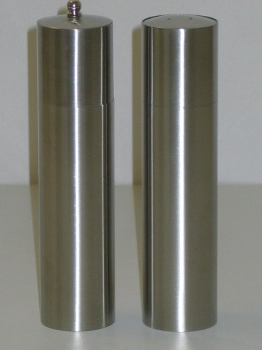 Hochwertiges Edelstahl Salz & Pfeffer Set groß - 3