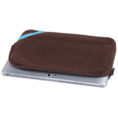Hama 101194 Velour Notebook-Sleeve bis 26 cm  10 2 Zoll  braun