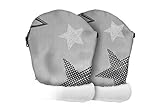 Los guantes de Tris & Ton gracias a sus cremalleras y aperturas se adaptan a todo tipo de manillar de cochecito, carrito o silla de paseo (manillar completo o de bastón)