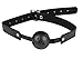 Price comparison product image bondagerie® Gag Ball in PU Leather. Snaffle with Hard Plastic Holes, Bondage BDSM