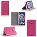 Produktbild Ultra Slim Tasche Leder Style Nokia Lumia 1520 Hülle Rosa Cover mit Stand - Zubehör Etui smartphone phablet Nokia Lumia 1520 Flip Case Schutzhülle (Handytasche PU Leder, Rosa/Pink) - Brand XEPTIO accessoires