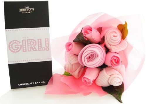 Say It Baby A Girl Baby Bouquet Combo