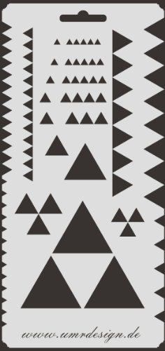 Scrapbooking Schablone S-018 20cm X 10cm