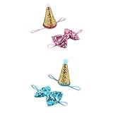 Diseña con diadema de corona y bandas de bowknot para el cabello, lo que hace que tus mascotas sean más atractivas y geniales.