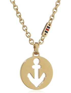 Tommy Hilfiger Jewelry Damen-Kette mit Anhänger Classic Signature Edelstahl 45.72 cm - 2700928