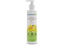 Mamaearth Lemon Anti-Dandruff Shampoo with Lemon & Ginger for Itchy & Flaky Scalp – 250 ml