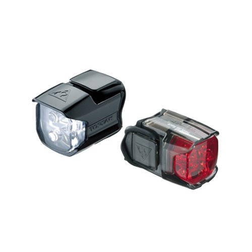Topeak Beleuchtungsset High Lite Race, schwarz, 7 x 3.6 x 3.8 cm, TMS067