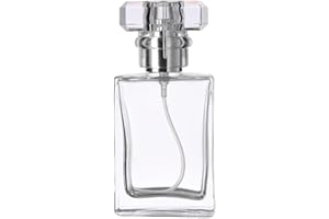 VQEOEOT Atomizzatore Bottle in vetro trasparente, per 50 ml, Atomizzatore Profumo, Profumo Portatile Ricaricabile, Vaporizzatore Profumo, Porta Profumo da Borsetta per Profumo, Oli Essenziali, Fragranza