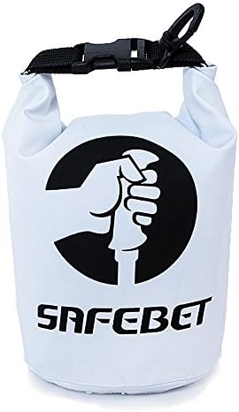 Buynew - MINI 2L Puncture-Proof PVC Waterproof Floating Dry Bag for Kayaking Boating Canoeing Fishing Rafting Swimming Camping (white)
