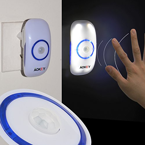Aokey Motion Activated / Licht Empfindlich Automatische 18LED Motion Sensor Nachtlicht für Dachgeschoss Flur, Schlafzimmer, Wohnzimmer, Küche 2016 Neueste - 4