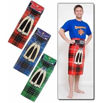 Kilt Towel - Red - Loch Ness Gifts - View #9